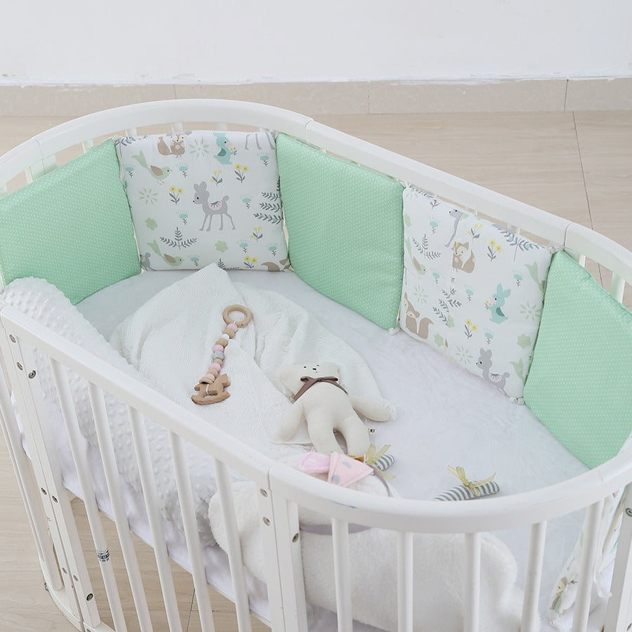 Cotton Crib Bumper Set